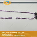厂家直销 珠链挂饰 高品质珠链 彩色珠链条批发 紫色