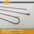 厂家直销 珠链挂饰 高品质珠链 彩色珠链条批发 紫色 4