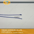 Wholesale Good quality Metal Ball Chain Necklace Bead Chains Deep Blue 1