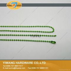 High Quality Electroplating Iron Necklace Bead Chain Wholesale Green
