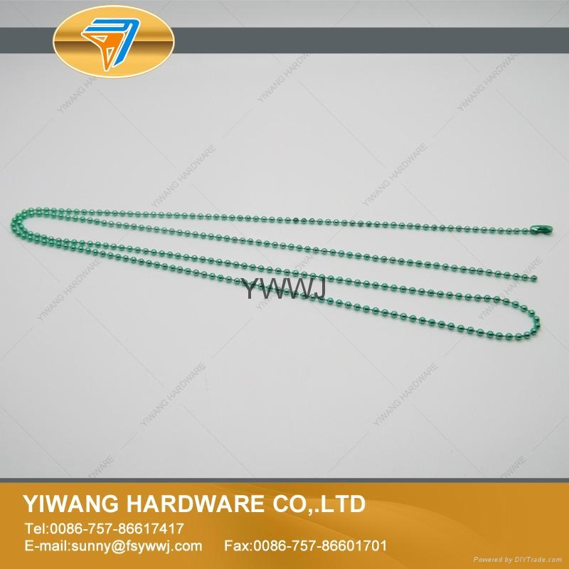 廠家定製金屬波仔鏈 波珠鏈 彩色珠鏈 鐵珠鏈 高質金屬珠鏈 2