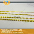 Metal Bead Chain Necklace High Quality Ball chain Necklace Yellow 6