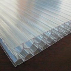 Pc Hollow Flat Sheet Plastic Honeycomb