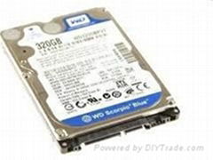 Western Digital WD3200BPVT-24JJ5T0 SATA 2.5" Scorpio Blue Hard Drive, 320 GB, 5.