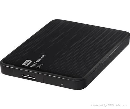 WD My Passport Ultra 1 TB Portable HD - USB 3.0 - 3.2" - WDBZFP0010BBK