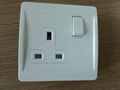 13A Electrical Switch Socket with PC Material 1