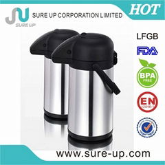 Double wall stainless steel vacuum coffee pot (ASUA)