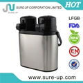 Metal body double body twin glass airpot