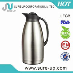 Large capacity stainless steel coffee vacuum jug