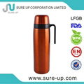 Handle stainless steel color thermo flask 