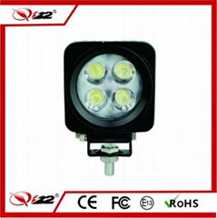 Square 12W  LED Work Light with CE RoHS IP68