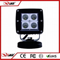 3inch Sqaure 4PCS X 4W CREE LED Work Light 16W LED Work Light