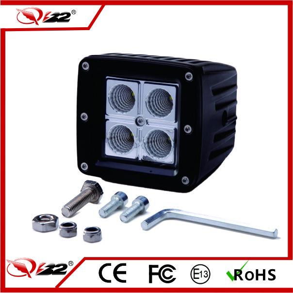 3inch Sqaure 4PCS X 4W CREE LED Work Light 16W LED Work Light 4