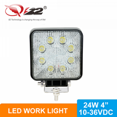 SQUARE 24W LED Work Light with CE RoHS IP67 