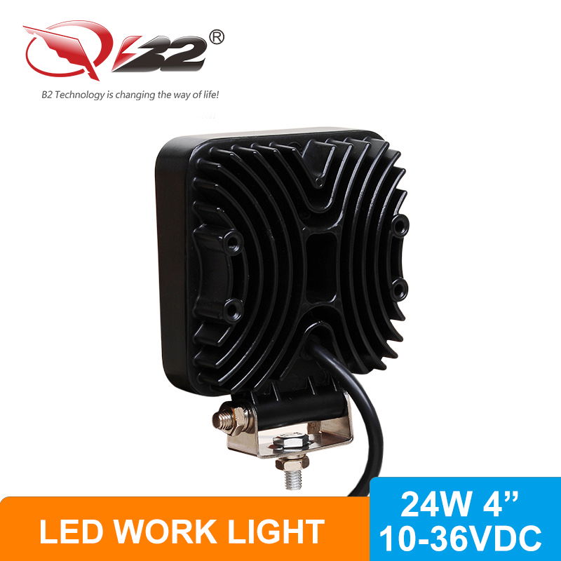 SQUARE 24W LED Work Light with CE RoHS IP67  3