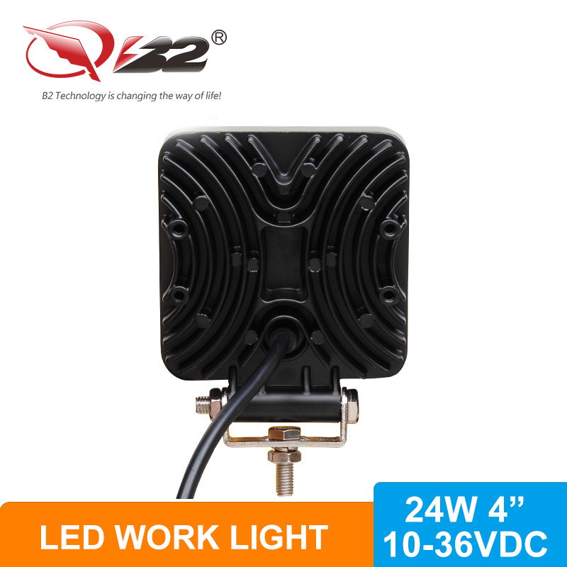 SQUARE 24W LED Work Light with CE RoHS IP67  4