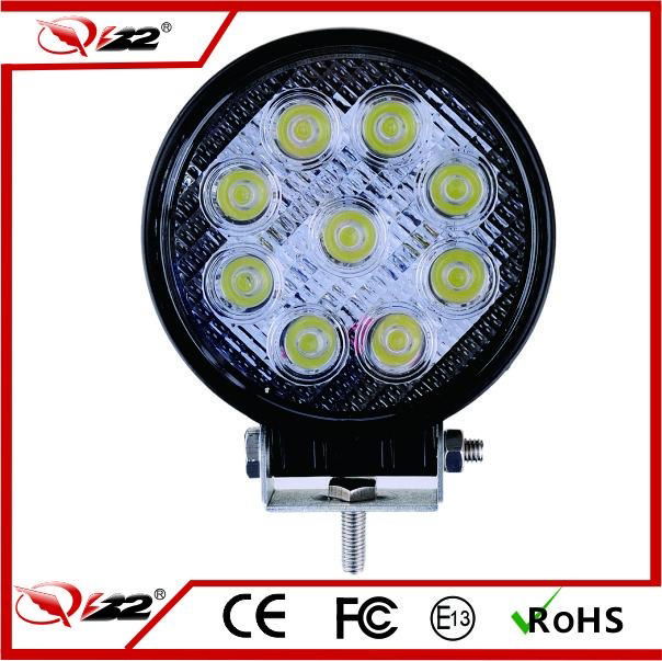 Hot Sale Square 4" 27W LED Car Driving Work Light for Truck and Vehicles