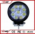 Hot Sale Square 4" 27W LED Car Driving Work Light for Truck and Vehicles 1
