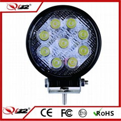 Hot Sale Square 4" 27W LED Car Driving Work Light for Truck and Vehicles