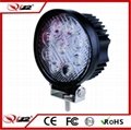 Hot Sale Square 4" 27W LED Car Driving Work Light for Truck and Vehicles 2