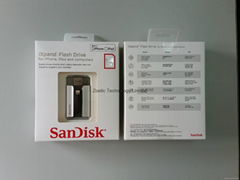 SanDisk 64GB iXpand Flash Drive with Lightning connector For i phone  iPad
