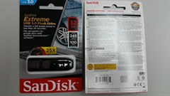 SanDisk 32GB Extreme USB 3.0 Flash Drive R245Mbs W100Mbs