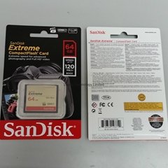 SanDisk 64GB Extreme CompactFlash Card 120Mb/s 800X