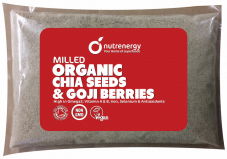 Milled Organic Chia Seeds and Goji Berries