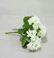 Lifelike Artificial Silk Begonia Flowers High Quality Artificial Flower Manufact 1