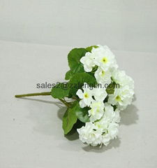 Lifelike Artificial Silk Begonia Flowers High Quality Artificial Flower Manufact