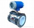 Supply of embalming fluid electromagnetic flowmeter