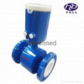 Battery powered electromagnetic flowmeter 1