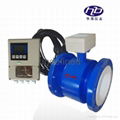 Split type electromagnetic flowmeter 1