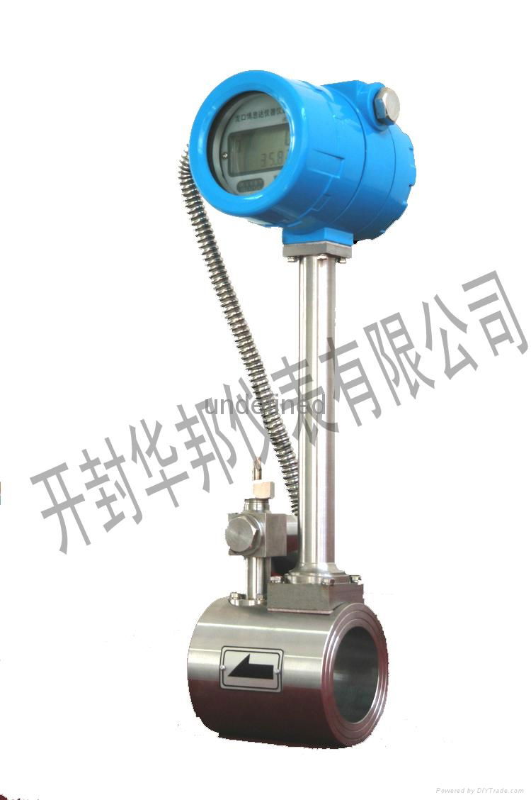 Temperature and pressure compensation type vortex flowmeter 2