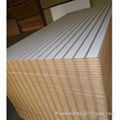 1220*2440*15mm white melamine mdf slot