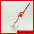 Color Stripe Drinking Straw