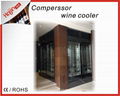 Rose golden with top quality SS wine chiller 