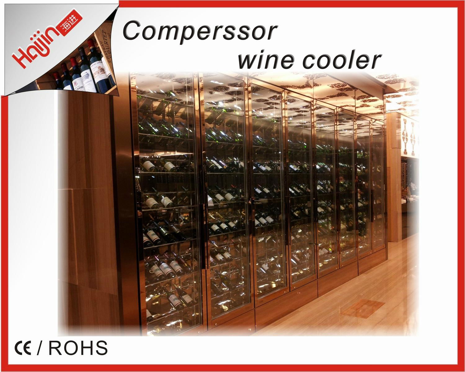 Rose golden with top quality SS wine chiller  4