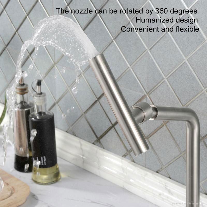 High grade good price nice design hot and cold water tap for kitchen modern fauc 2