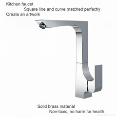 Good price nice design hot and cold water tap for kitchen modern faucet elegant 
