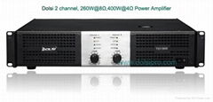 Double Channel Professional Power Amplifier TD series