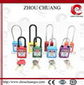 GPS Lock Combination Emergency Locks Steel Shackle Padlock 5