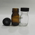 1oz/2oz medicine amber /brown syrup glass bottle 3