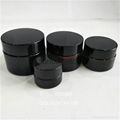 5g20g30g50g100g brown glass cream jar