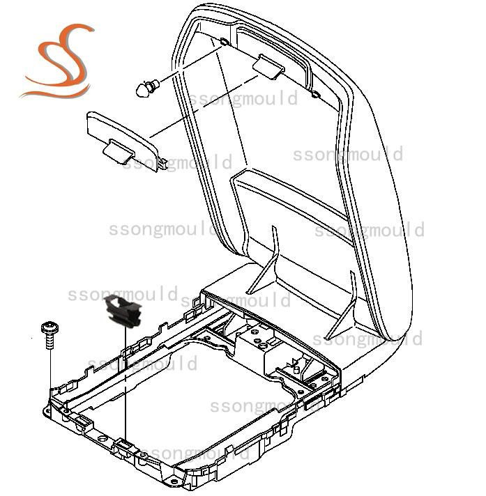 D99061-051M Ssongmould 4A0853107 Clip fastener OEM 3