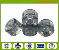 60x40mm high quality transparent longboard wheels