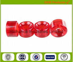 70x45mm transparent high quality long board wheels