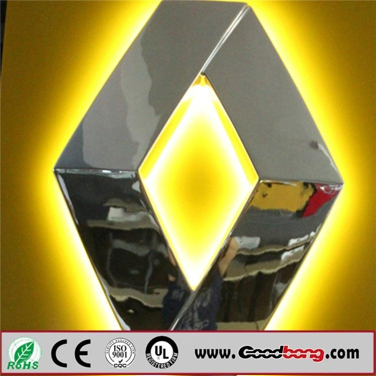 Advertising Vacuum Forming Acrylic LED Lighted Car Signboard