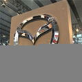3D Vacuum Forming Customized Acrylic LED Car Logo Singage