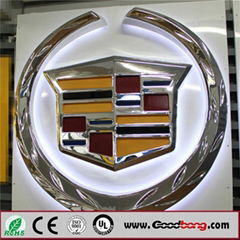 Vacuum Forming Acrylic 3D Car Logo Signage